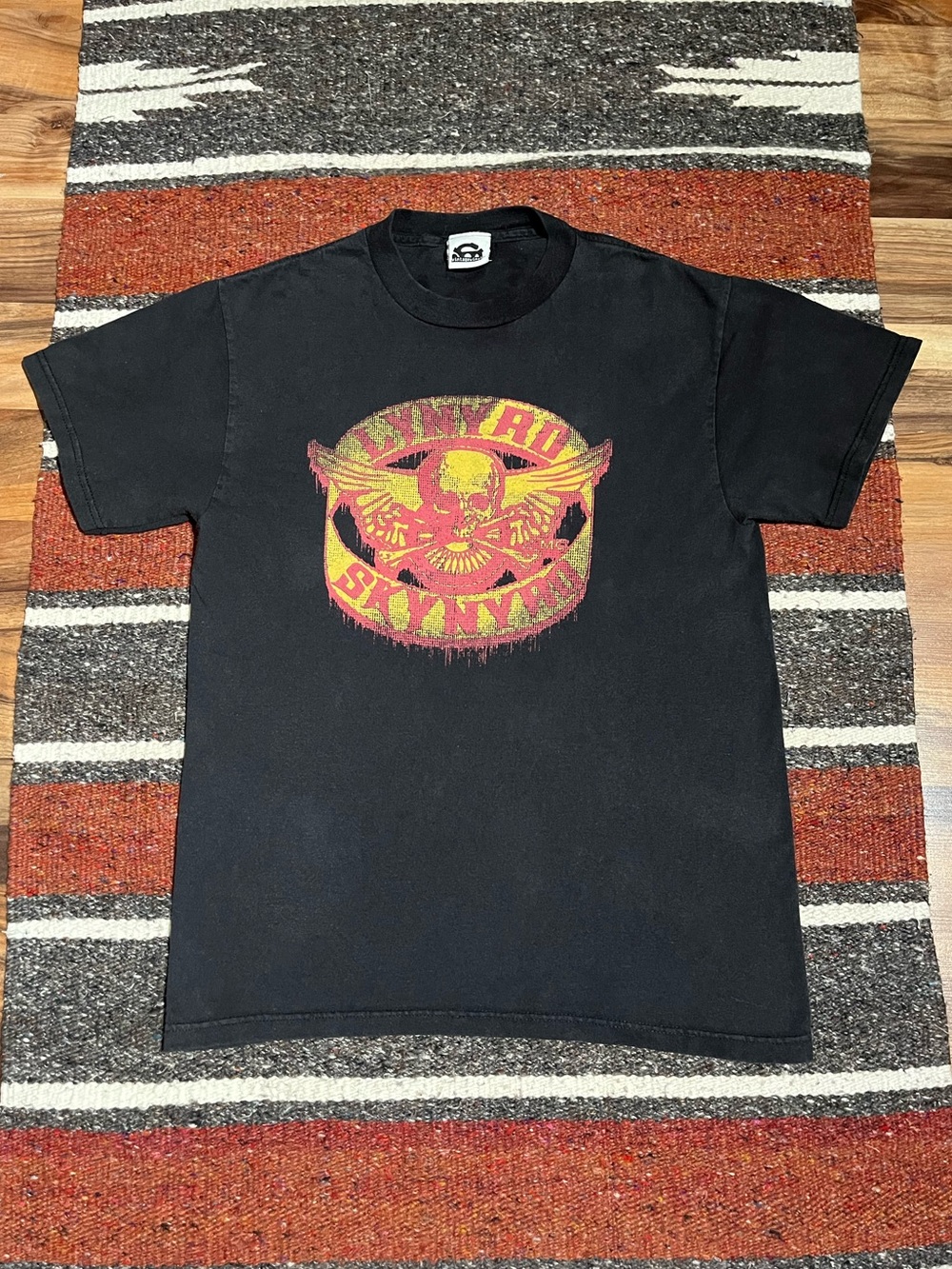 RARE VTG Lynyrd Skynyrd Shirt Skull Wings Graphic Rock Music Tee - 2005